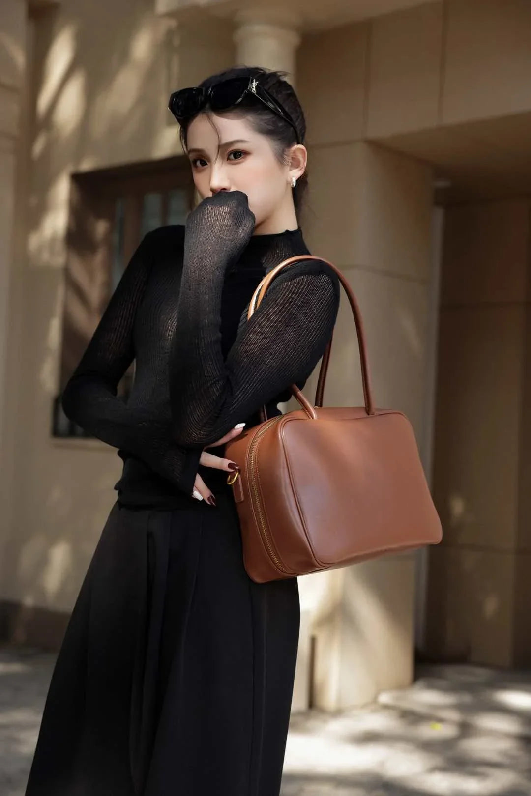 Genuine Leather Luxury Fashion Women Shoulder Bags