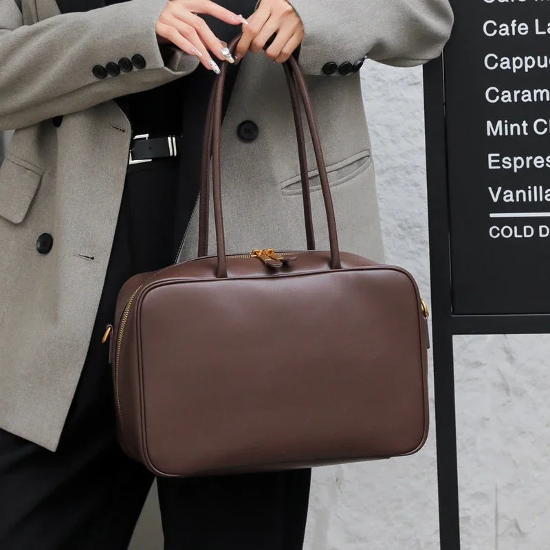 Genuine Leather Luxury Fashion Women Shoulder Bags