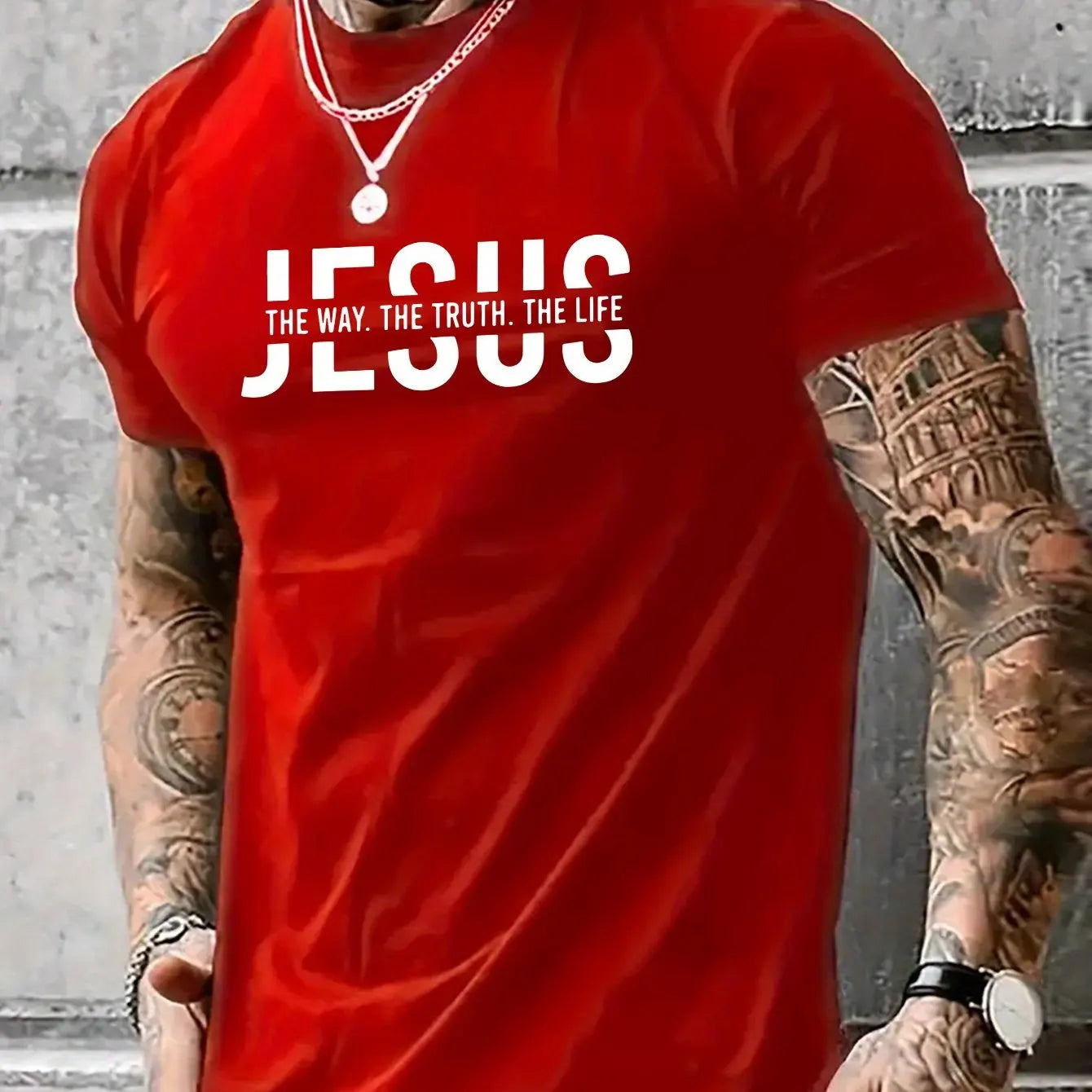 Jesus Way truth life short sleeved T-shirt