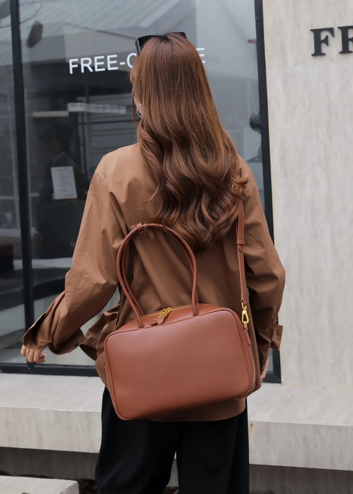 Genuine Leather Luxury Fashion Women Shoulder Bags
