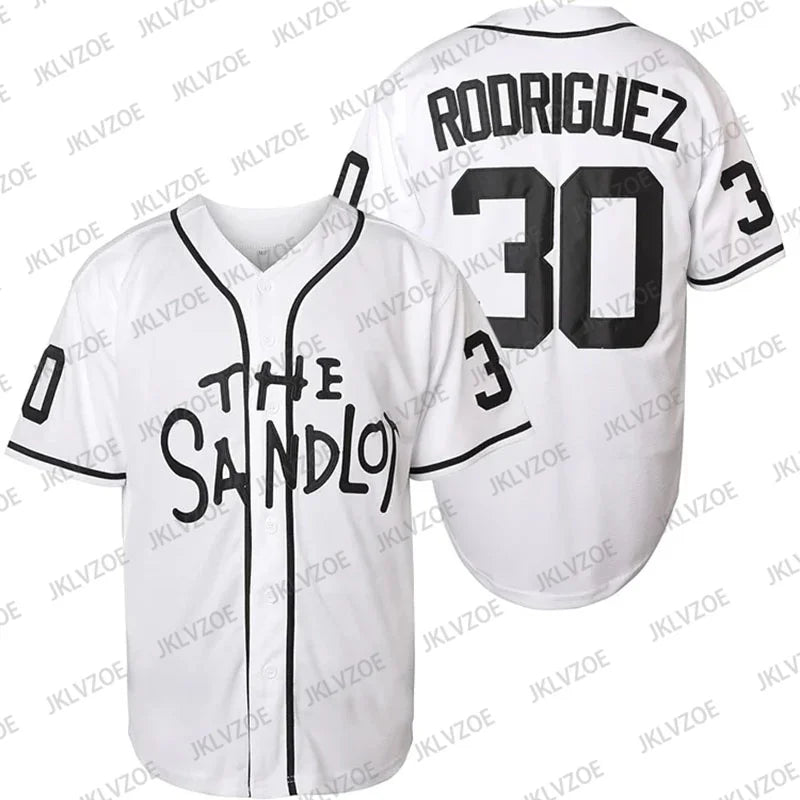 The Sandlot Rodriguez 30 Baseball Jersey