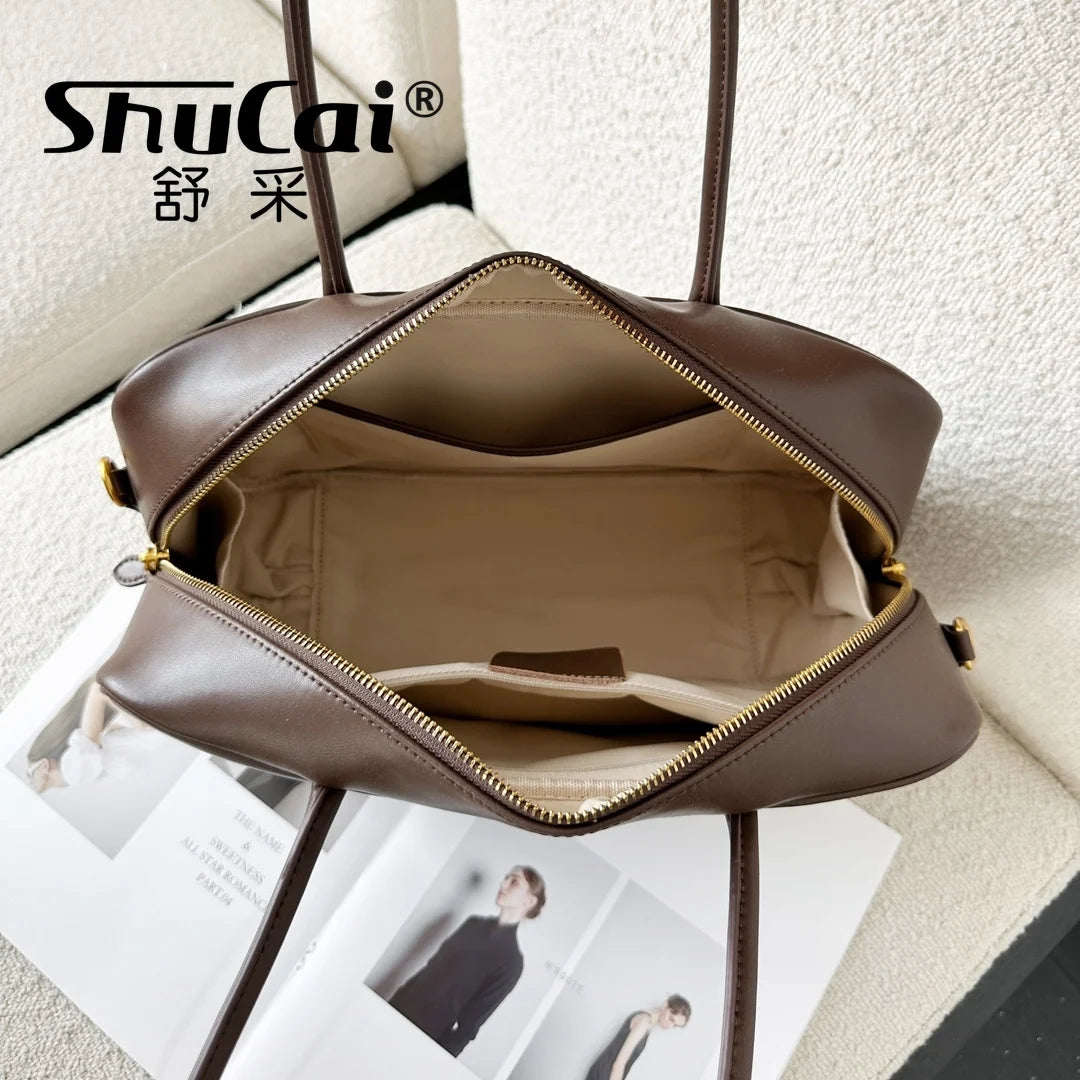 Genuine Leather Luxury Fashion Women Shoulder Bags