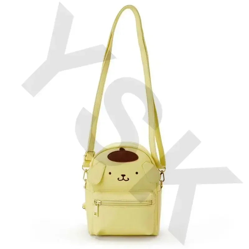 MINISO Kawali Hellokitty Melody Onpompurin Kitty Kuromi Cinnamorol Anime Fashion Backpack Beauty Travel School Bag Girls Toys