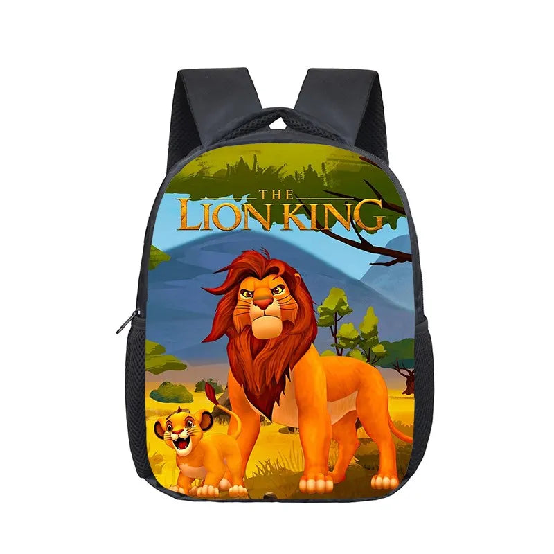 12 inch Disney The Lion King Simba Kindergarten Backpack Children School Bag Toddler Bag for Fashion Kids School Bookbags Gift