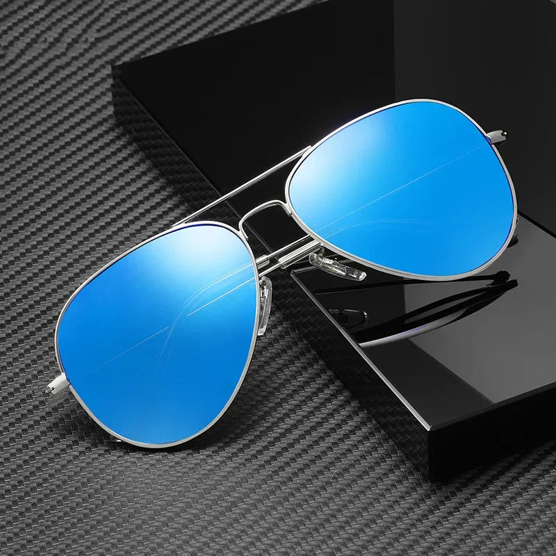 Trendy Pilot Sunglasses Vintage UV400 Protection Shades