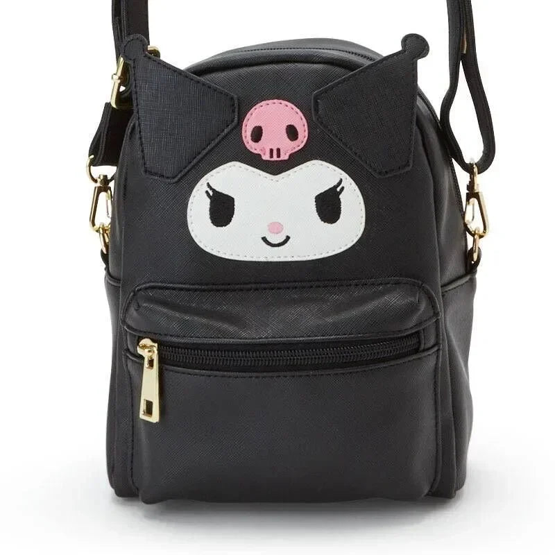 MINISO Kawali Hellokitty Melody Onpompurin Kitty Kuromi Cinnamorol Anime Fashion Backpack Beauty Travel School Bag Girls Toys