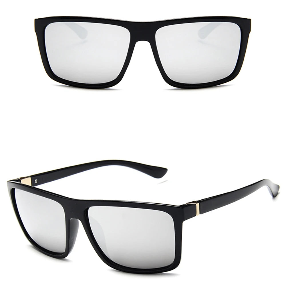 Vintage Fashion Square Polarized UV400 Sunglasses