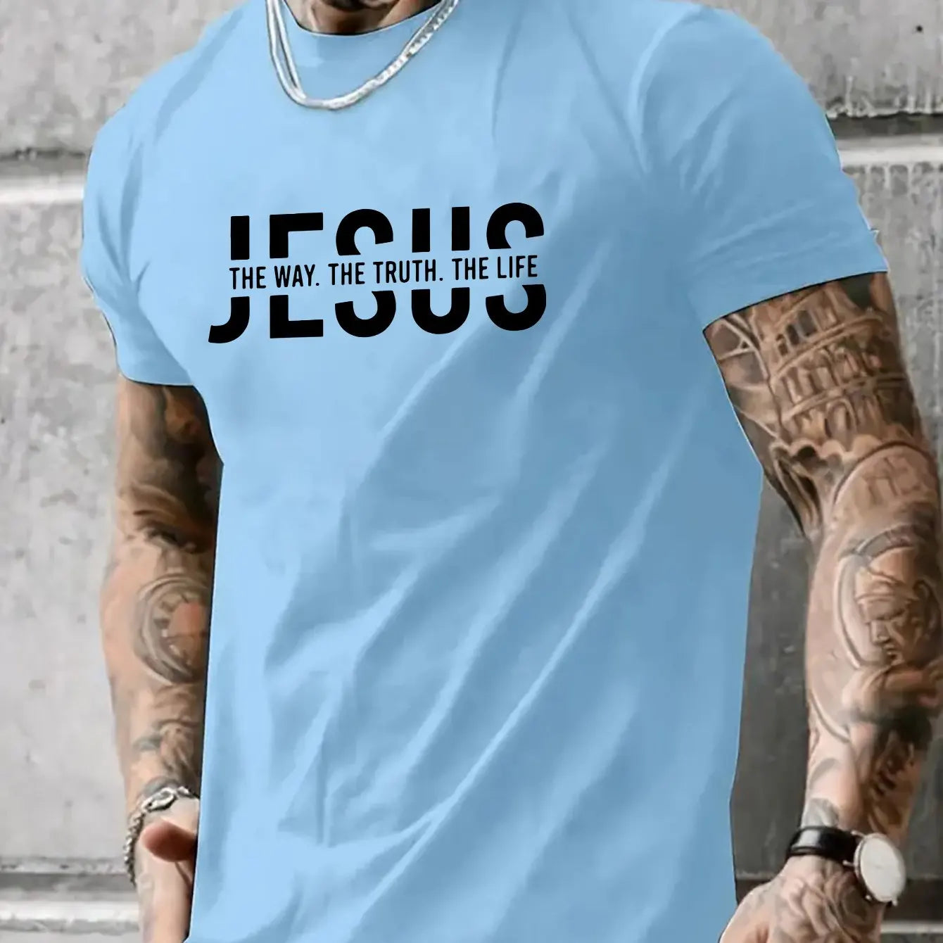 Jesus Way truth life short sleeved T-shirt