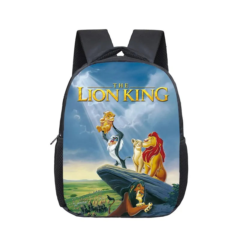 12 inch Disney The Lion King Simba Kindergarten Backpack Children School Bag Toddler Bag for Fashion Kids School Bookbags Gift