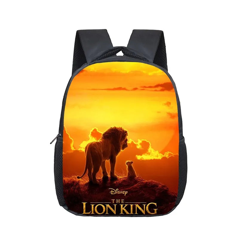 12 inch Disney The Lion King Simba Kindergarten Backpack Children School Bag Toddler Bag for Fashion Kids School Bookbags Gift