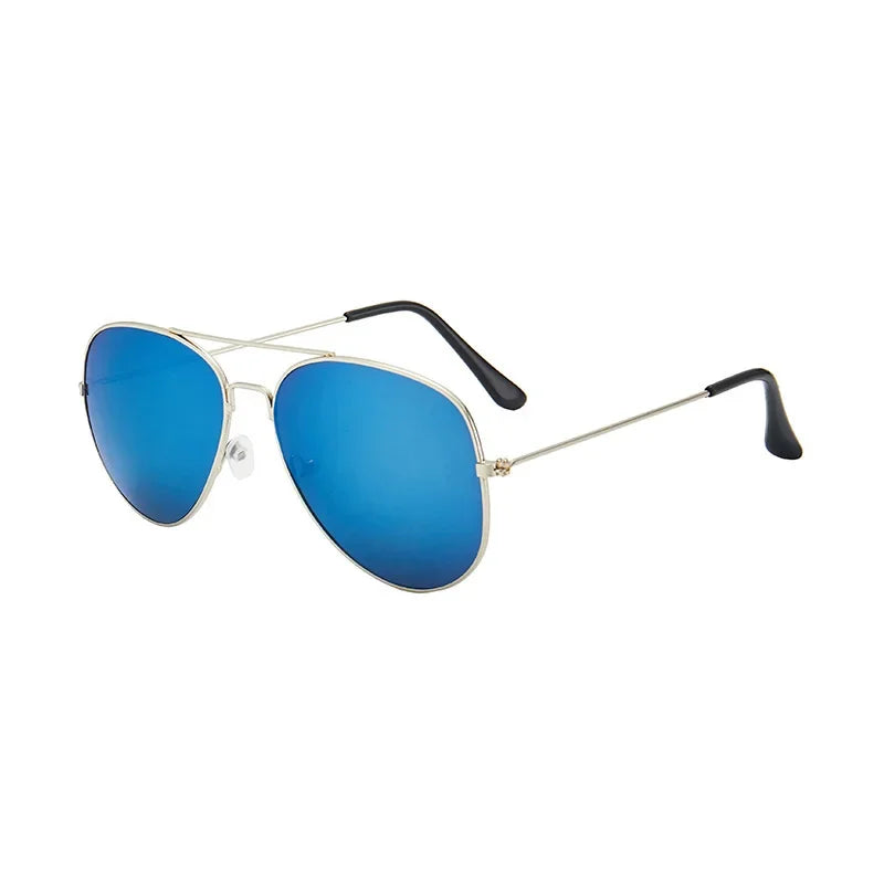 Men Women Trendy Pilot Sunglasses Vintage UV400 Protection Shades Eyewear Travel Eyewear Riding Hiking Sun Glasses Gafas De Sol