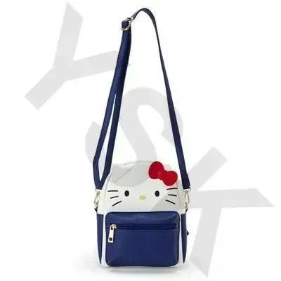 MINISO Kawali Hellokitty Melody Onpompurin Kitty Kuromi Cinnamorol Anime Fashion Backpack Beauty Travel School Bag Girls Toys