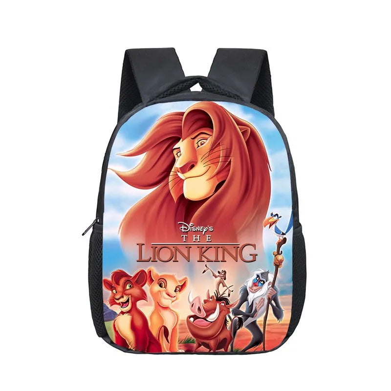 12 inch Disney The Lion King Simba Kindergarten Backpack Children School Bag Toddler Bag for Fashion Kids School Bookbags Gift