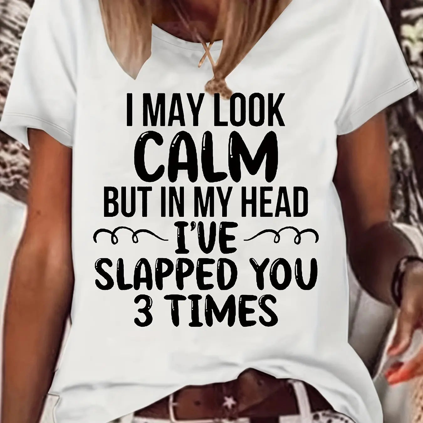 Letter Print T-shirt, Casual Crew Neck Short Sleeve Summer T-shirt, Women's Clothing