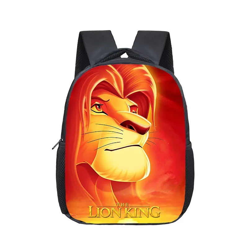 12 inch Disney The Lion King Simba Kindergarten Backpack Children School Bag Toddler Bag for Fashion Kids School Bookbags Gift