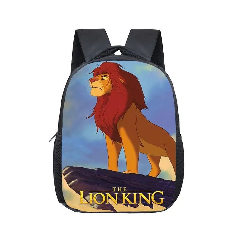 12 inch Disney The Lion King Simba Kindergarten Backpack Children School Bag Toddler Bag for Fashion Kids School Bookbags Gift
