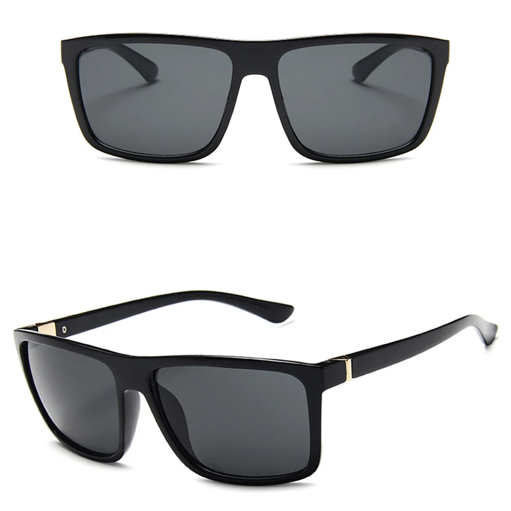 Vintage Fashion Square Polarized UV400 Sunglasses