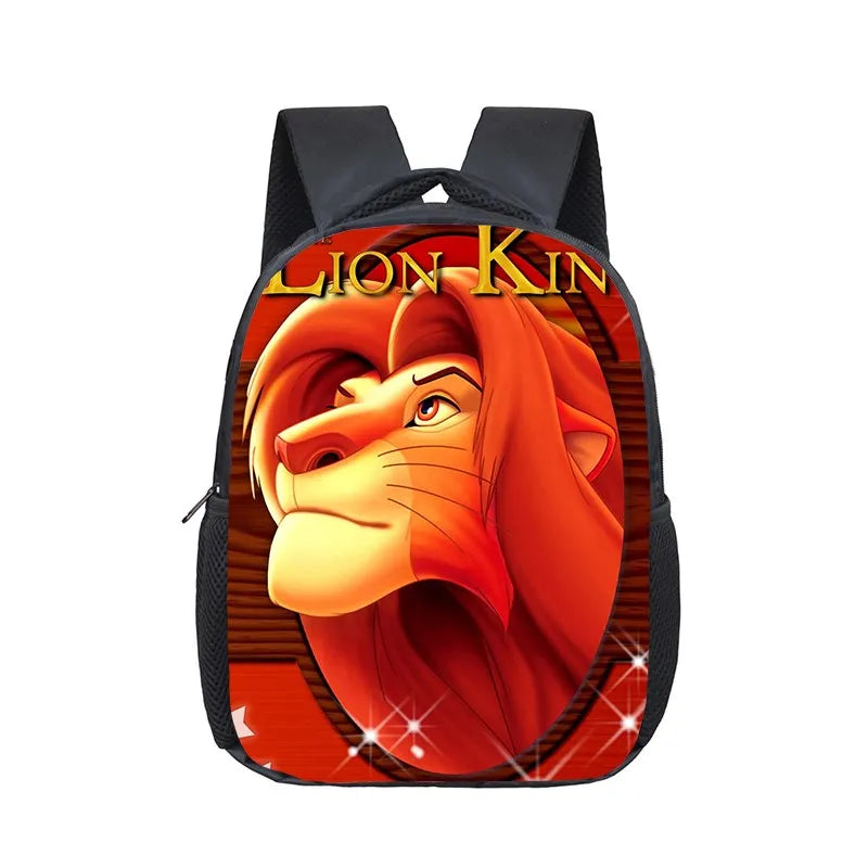 12 inch Disney The Lion King Simba Kindergarten Backpack Children School Bag Toddler Bag for Fashion Kids School Bookbags Gift
