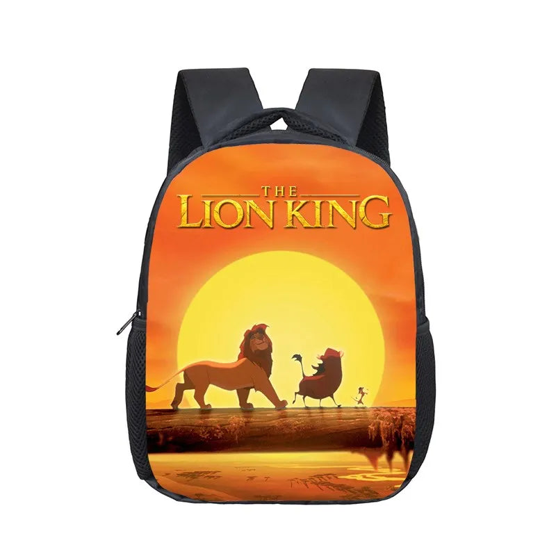 12 inch Disney The Lion King Simba Kindergarten Backpack Children School Bag Toddler Bag for Fashion Kids School Bookbags Gift