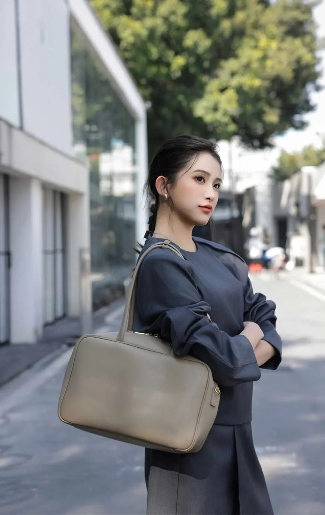 Genuine Leather Luxury Fashion Women Shoulder Bags
