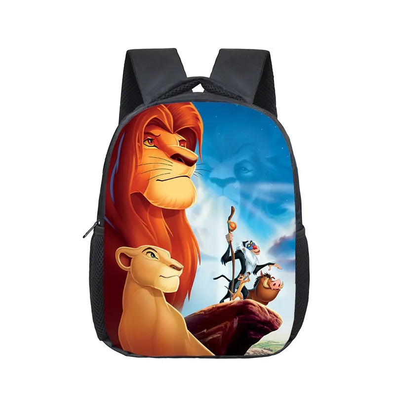 12 inch Disney The Lion King Simba Kindergarten Backpack Children School Bag Toddler Bag for Fashion Kids School Bookbags Gift