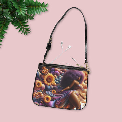 Melenated Flowers Shoulder Bag