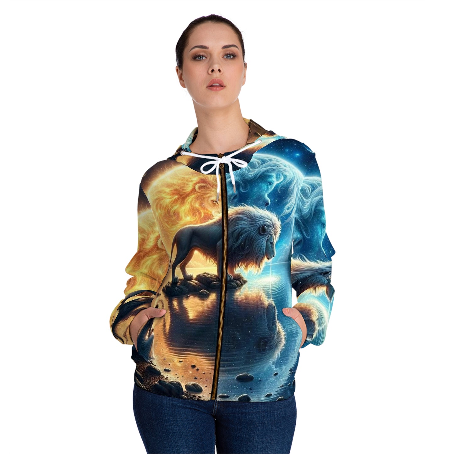 LEO Fire and Ice - Women’s Full-Zip Hoodie