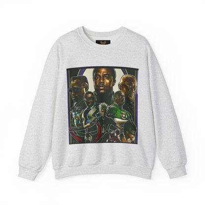Black Super Hero's - Heavy Blend™ Crewneck Sweatshirt