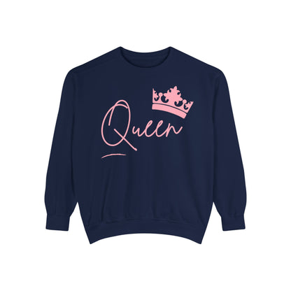 Queen With Her Crown-  Garment-Dyed Sweatshirt