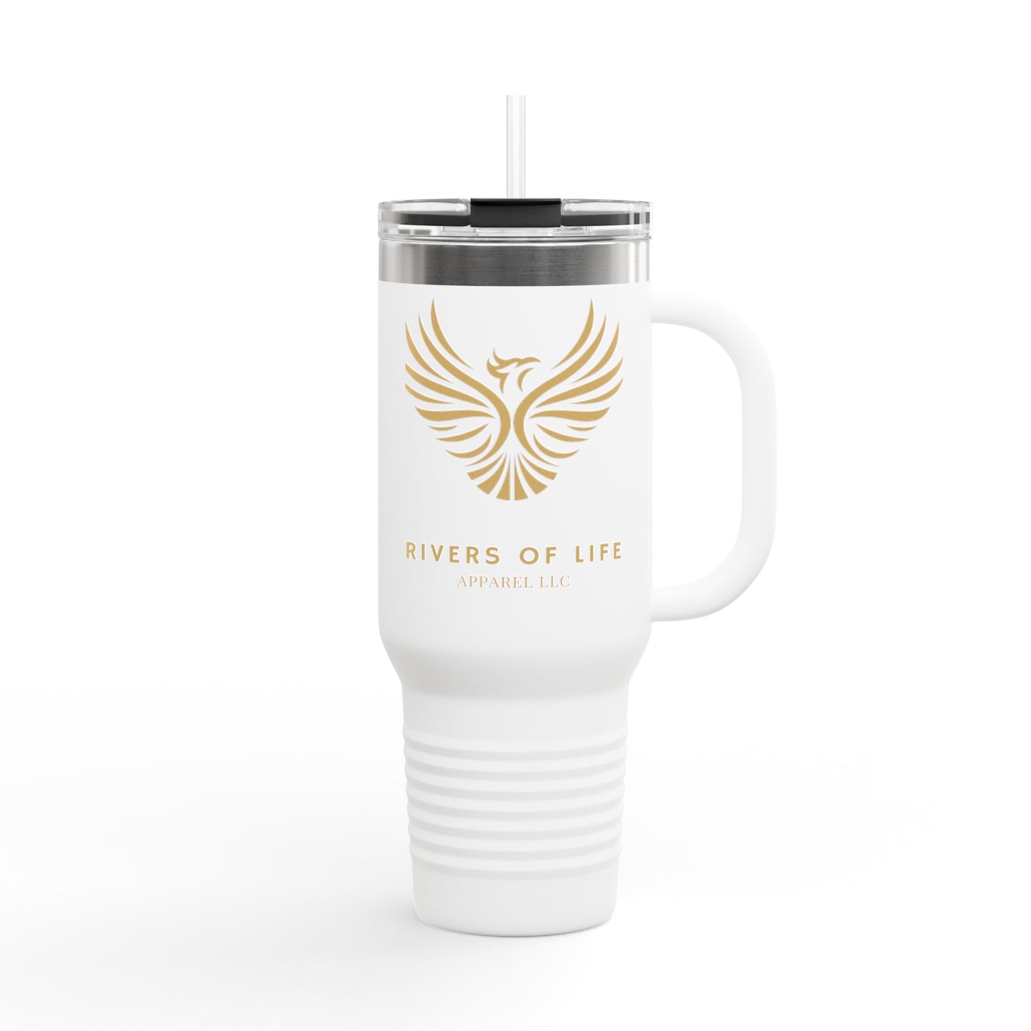 Rivers of Life Gold Phoenix Logo—40oz Insulated Travel Mug