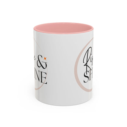 Rise and Shine Accent Coffee Mug For Coffee Lovers, 11oz
