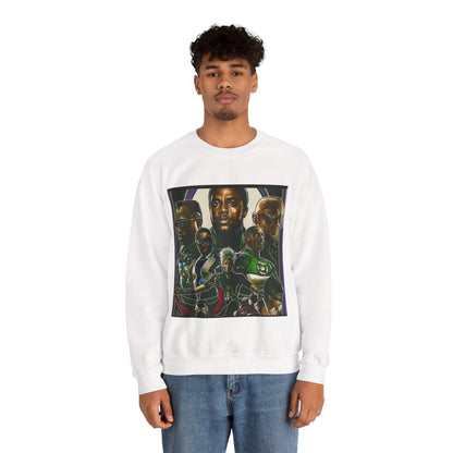 Black Super Hero's - Heavy Blend™ Crewneck Sweatshirt