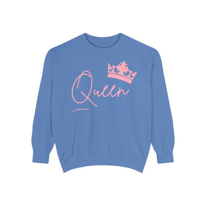 Queen With Her Crown-  Garment-Dyed Sweatshirt