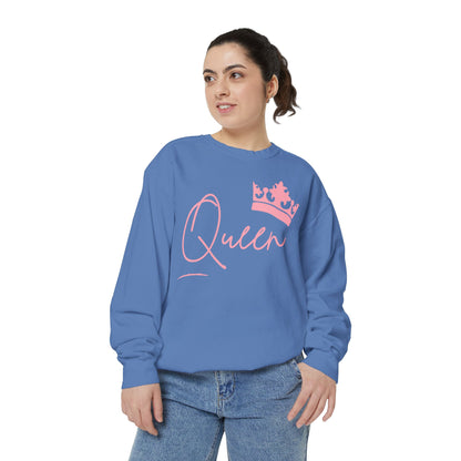 Queen With Her Crown-  Garment-Dyed Sweatshirt