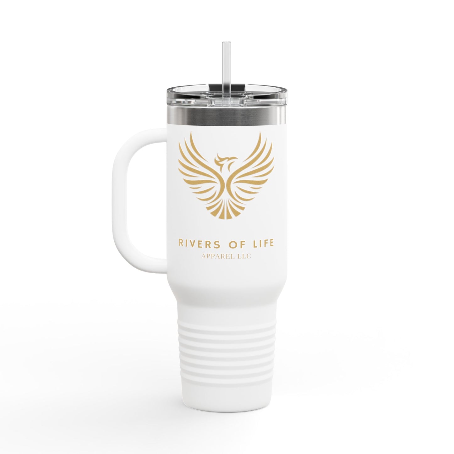 Rivers of Life Gold Phoenix Logo—40oz Insulated Travel Mug