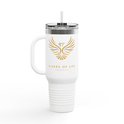 Rivers of Life Gold Phoenix Logo—40oz Insulated Travel Mug