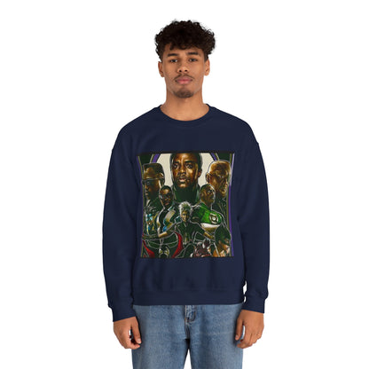 Black Super Hero's - Heavy Blend™ Crewneck Sweatshirt