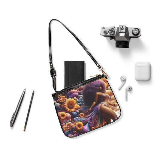 Melenated Flowers Shoulder Bag
