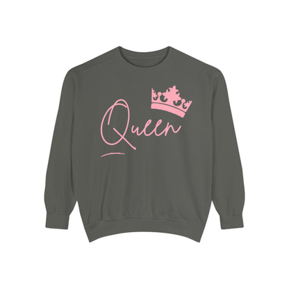 Queen With Her Crown-  Garment-Dyed Sweatshirt