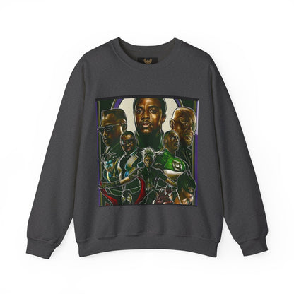 Black Super Hero's - Heavy Blend™ Crewneck Sweatshirt