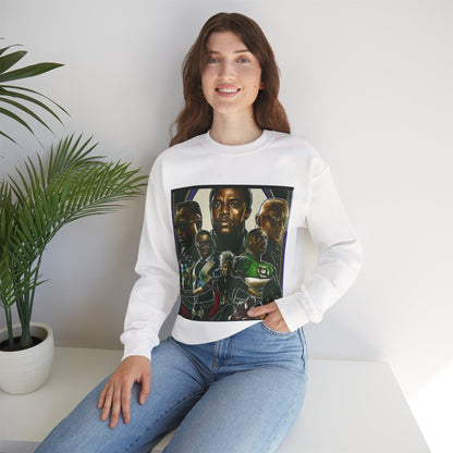 Black Super Hero's - Heavy Blend™ Crewneck Sweatshirt