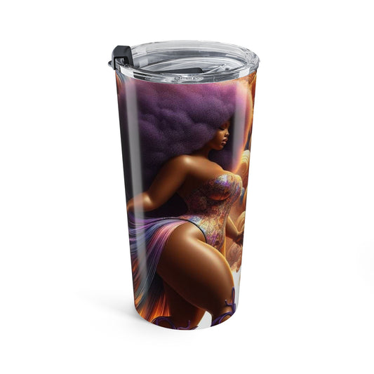 Melenated Flowers - Artistic Tumbler