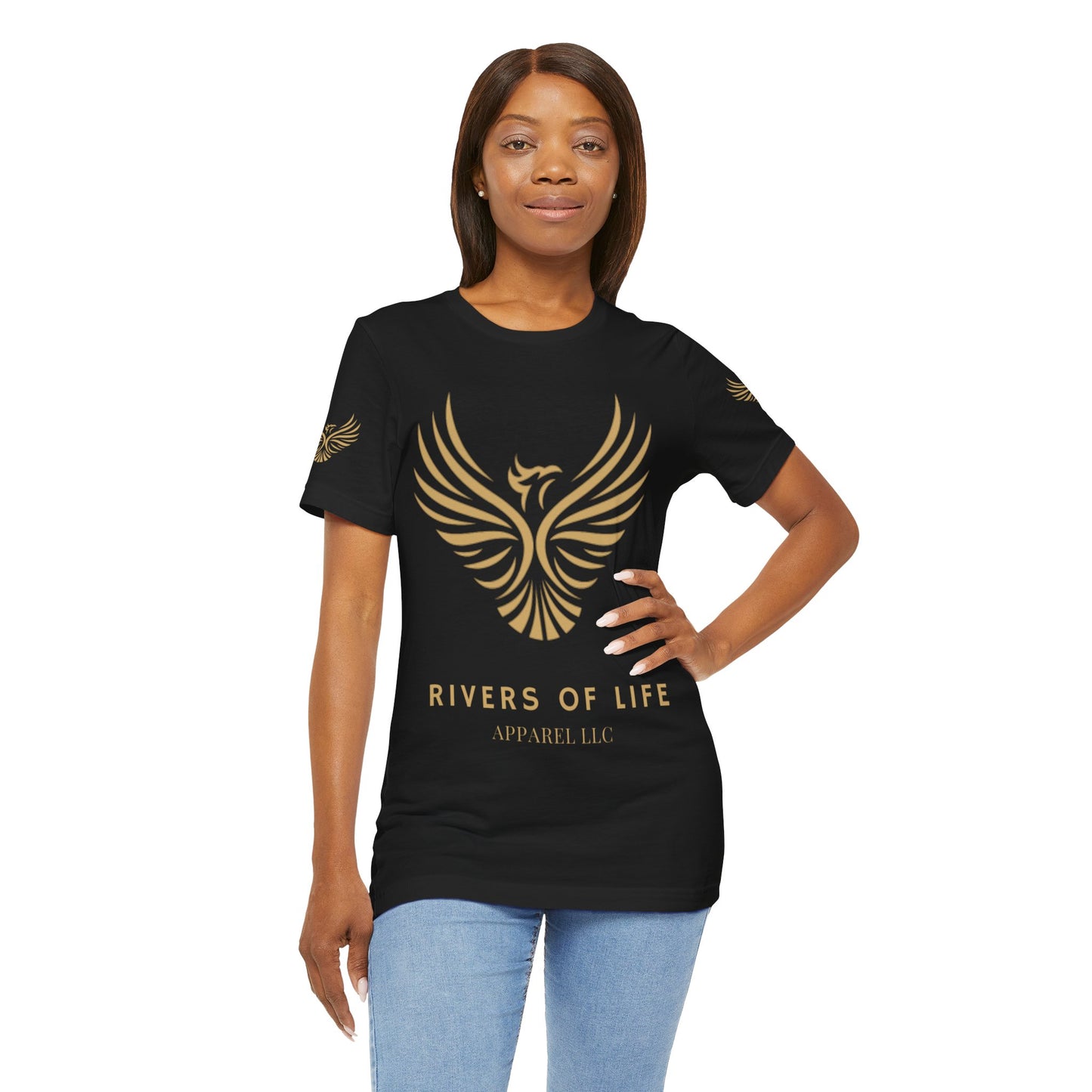 Rivers of Life Gold Phoenix Tee