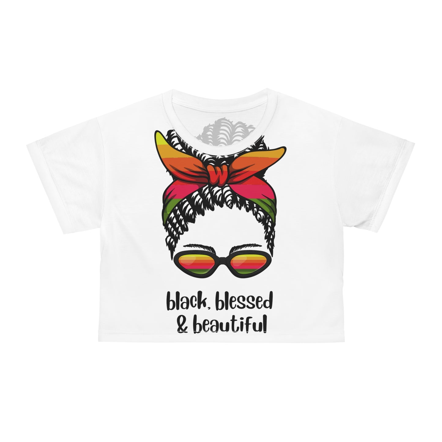 Black, Blessed, and Beautiful - Crop Tee