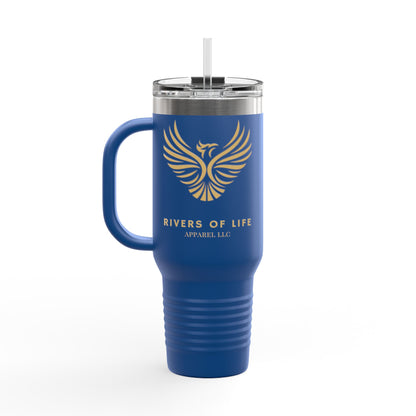 Rivers of Life Gold Phoenix Logo—40oz Insulated Travel Mug