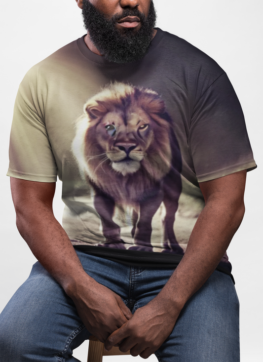 King Of The Jungle - All Over Print T-Shirt - For Men