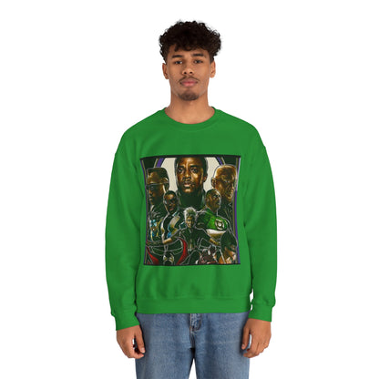 Black Super Hero's - Heavy Blend™ Crewneck Sweatshirt