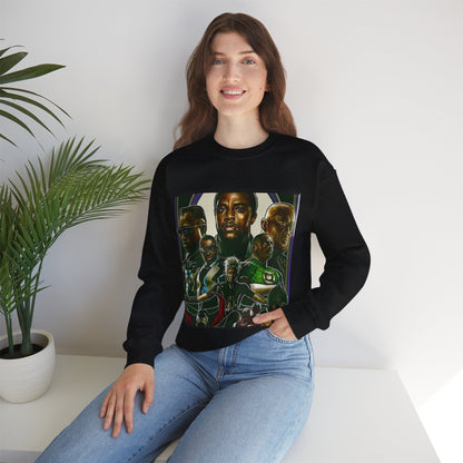 Black Super Hero's - Heavy Blend™ Crewneck Sweatshirt