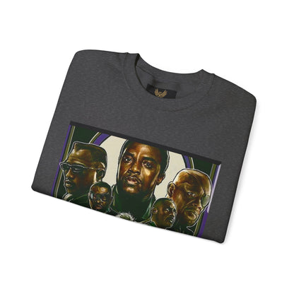 Black Super Hero's - Heavy Blend™ Crewneck Sweatshirt