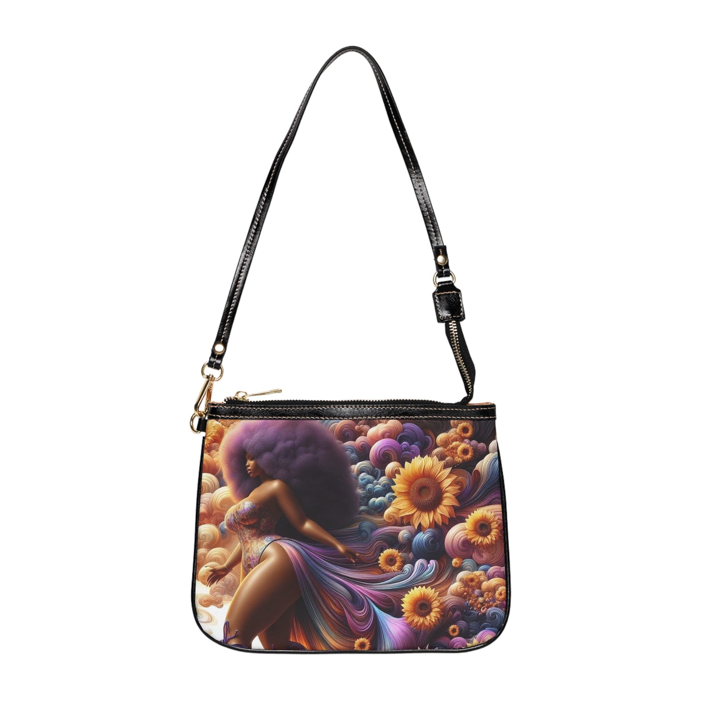 Melenated Flowers Shoulder Bag